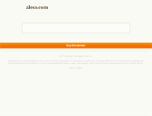 Tablet Screenshot of aleso.com